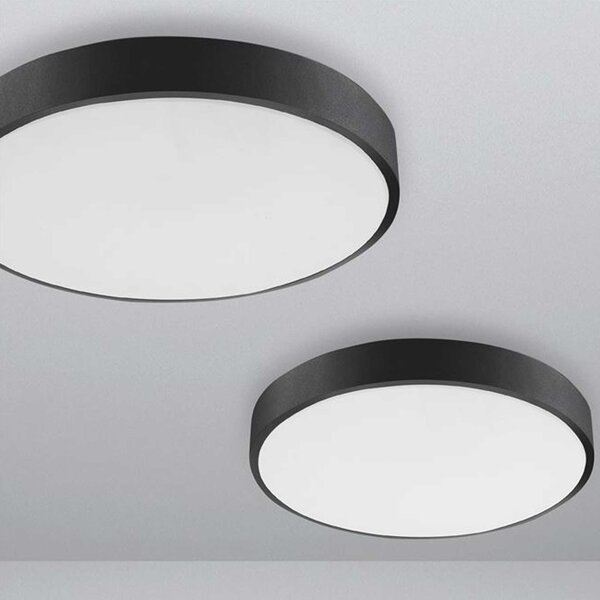 Nova Luce Hadon LED stropní kruhové svítidlo Ø500mmČerná