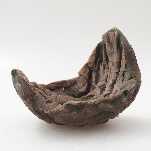 E-bonsai Keramická Skořápka 7 x 6 x 6 cm zelená