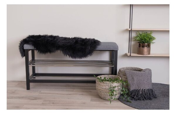 Černá syntetická kožešina 50x85 cm – House Nordic