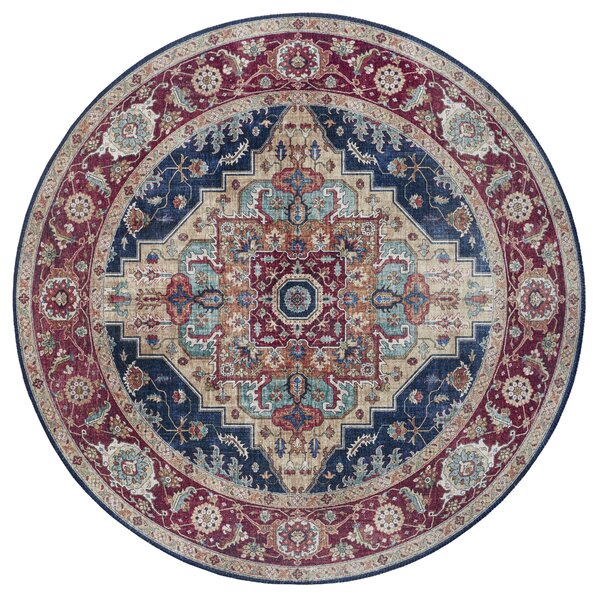 Nouristan - Hanse Home koberce Kusový koberec Asmar 104017 Indigo/Blue kruh ROZMĚR: 160x160 (průměr) kruh