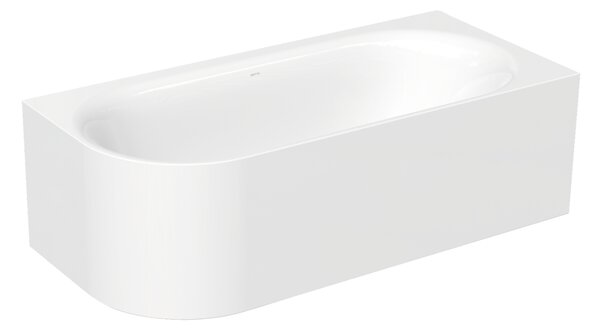 Bette BetteLux Oval V Silhouette - Vana do pravého rohu 1750x800 mm, BetteGlaze Plus, bílá 3435-000CELVS,PLUS