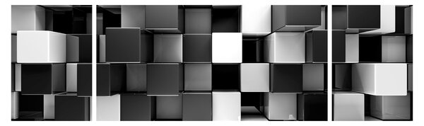Obraz - Kostky (170x50 cm)