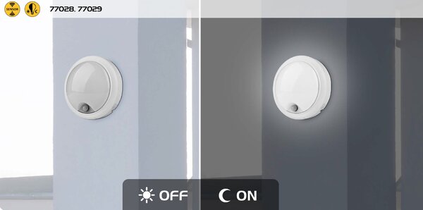 Rabalux 77028 Hitura LED Nástěnné venkovní světlo | Přírodní bílá | 1,5W | Bílá | Černá - r-77028