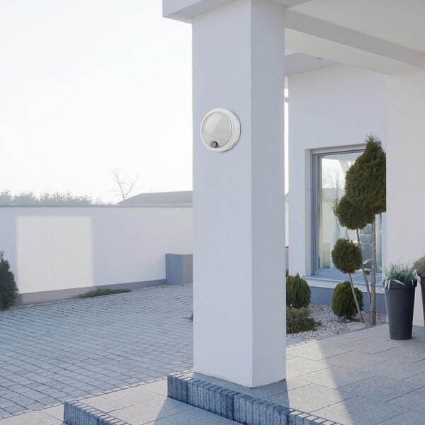Rabalux 77028 Hitura LED Nástěnné venkovní světlo | Přírodní bílá | 1,5W | Bílá | Černá - r-77028
