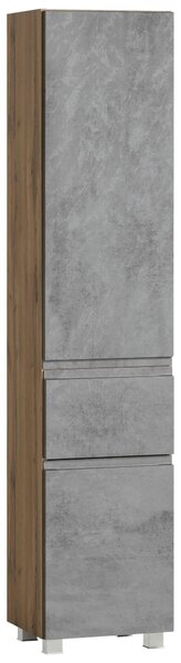 VYSOKÁ SKŘÍŇ, dub wotan, 40/180/35 cm Held - Koupelnové skříňky vysoké, Online Only