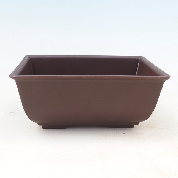 E-bonsai Bonsai miska plast MP-1 hnědá - 15 x 11 x 6,5 cm