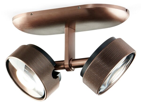 Stropní Lampa LIGHT-POINT, Cosmo C2, stmívatelné, Pudrová, Obývací pokoj, Hliník, Design