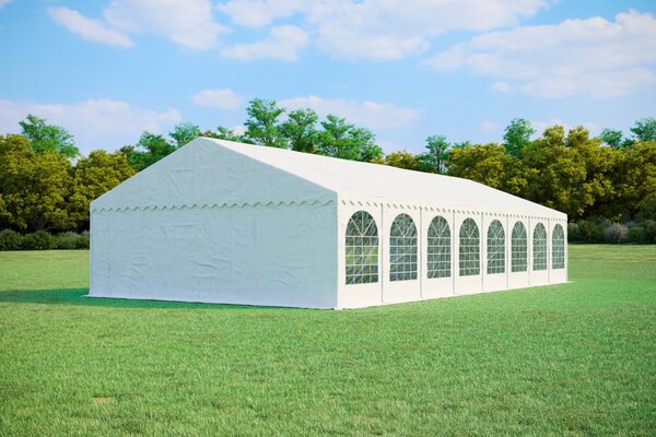 Párty stan 8x16m Max+ 2,6m - ohnivzdorný barva Bílá