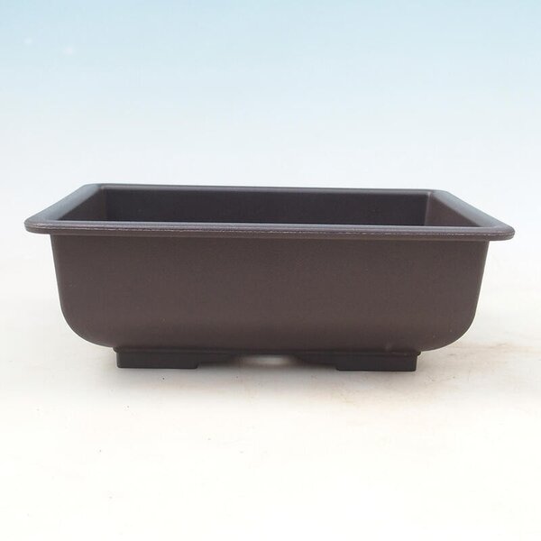 E-bonsai Bonsai miska plast MP-2vacl Hnědá - 21,5 x 15,5 x 7,5 cm