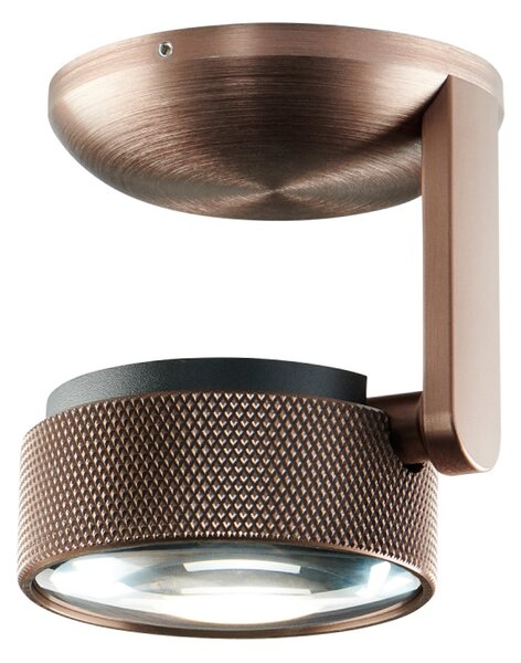 Stropní Lampa LIGHT-POINT, Cosmo C1, stmívatelné, Zlatá / mosazná, Obývací pokoj, Hliník, Design