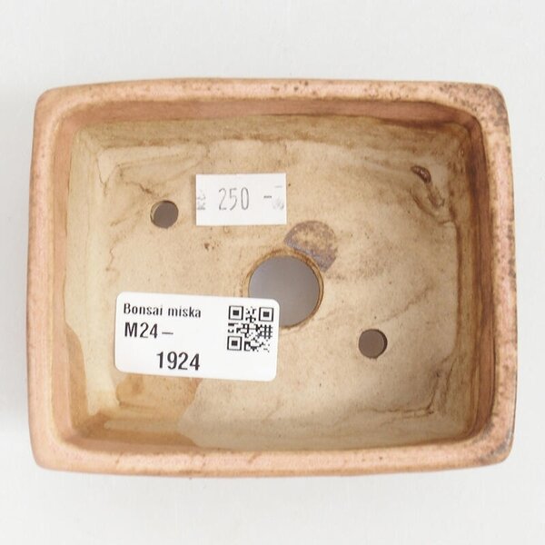 E-bonsai Keramická bonsai miska 10 x 8 x 3,5 cm růžová