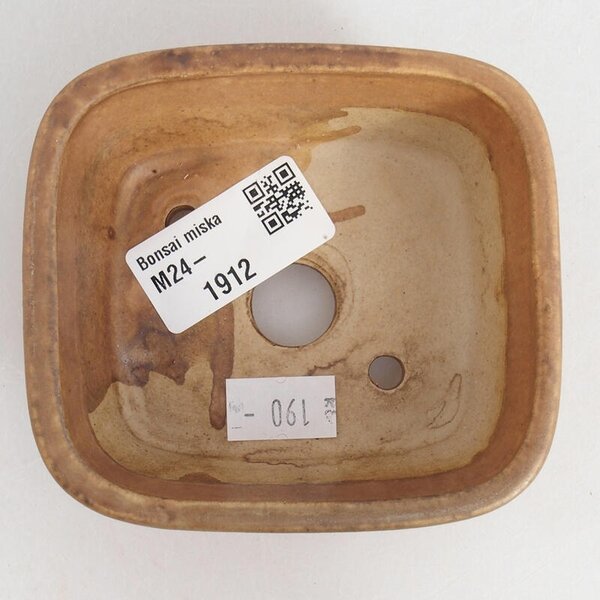 E-bonsai Keramická bonsai miska 9 x 8 x 3,5 cm růžová