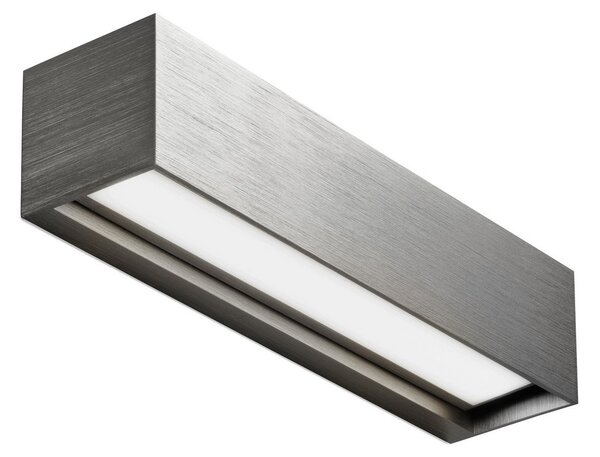 Nástěnná Svítidla LIGHT-POINT, Linea W2, stmívatelné, Šedá, Obývací pokoj, Hliník, Design