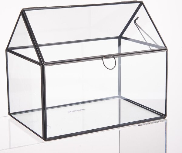 SHOWROOM Skleněný box otevírací 22 cm