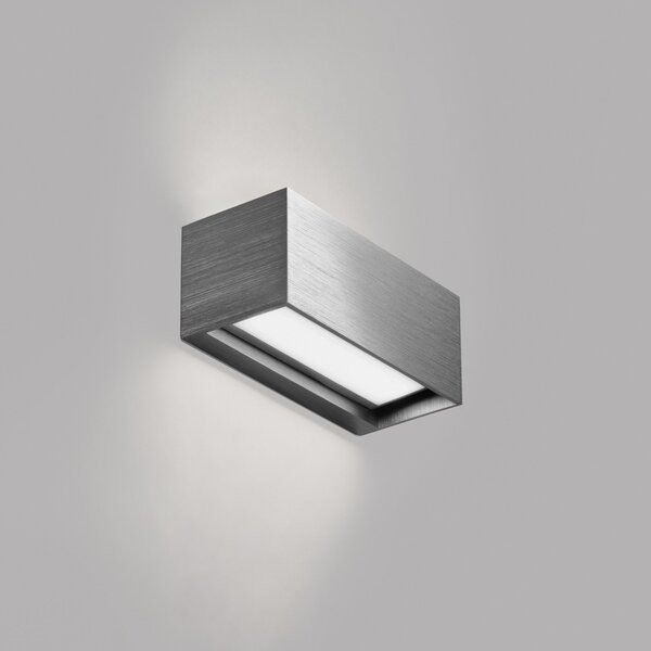 Nástěnná Svítidla LIGHT-POINT, Linea W1, stmívatelné, Šedá, Obývací pokoj, Hliník, Design