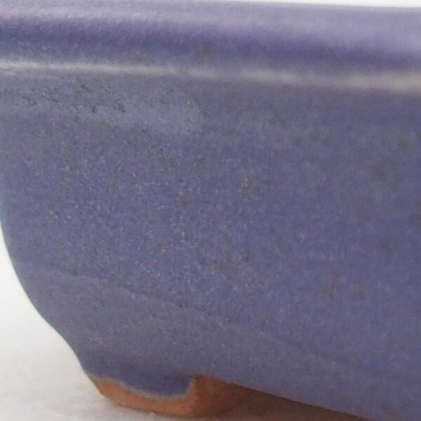 E-bonsai Keramická bonsai miska 12,5 x 11,5 x 2 cm fialová