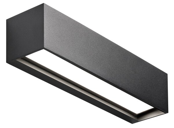 Nástěnná Svítidla LIGHT-POINT, Linea W2, stmívatelné, Černá, Obývací pokoj, Hliník, Design