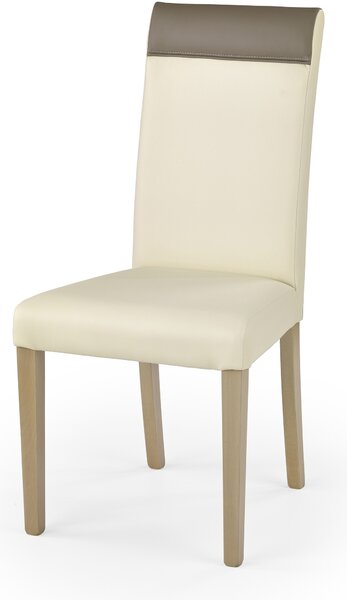 Jídelní židle Norbert, dub sonoma / krémová