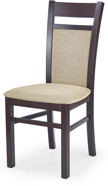 Jídelní židle Gerard 2, ořech / béžová