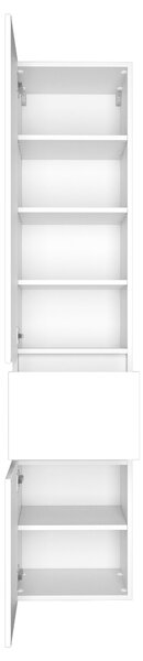VYSOKÁ SKŘÍŇ, bílá, bílá, 40/185/35 cm Held - Koupelnové série, Online Only