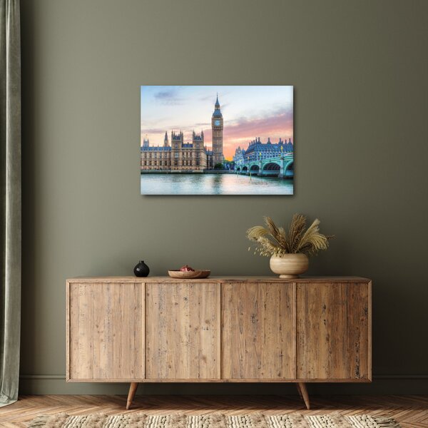 Obraz - Londýn v pastelových barvách (70x50 cm)