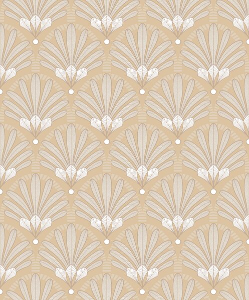 Okrová vliesová tapeta Art Deco, M53302, Elegance, Ugepa