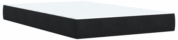 Box spring postel s matrací černá 120 x 190 cm samet 3290854