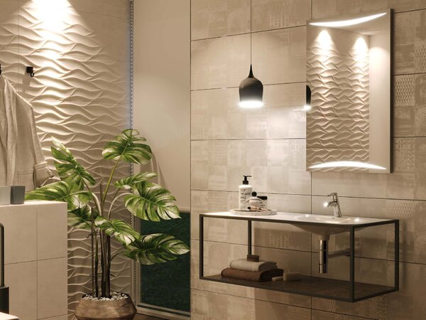 Zrcadlo do koupelny s LED osvětlením M16 premium