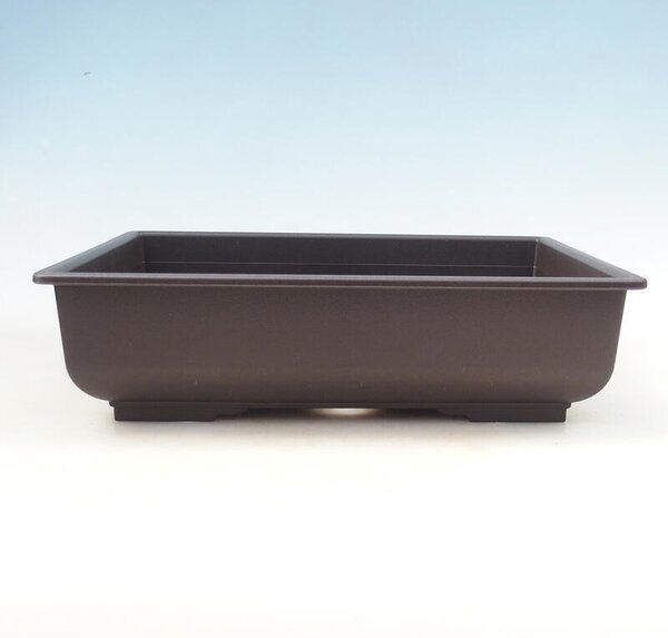 E-bonsai Bonsai miska plast MP-7 hnědá - 34 x 26 x 9 cm