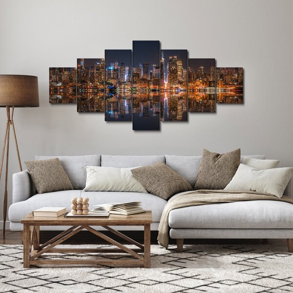 Obraz - Mrakodrapy (210x100 cm)
