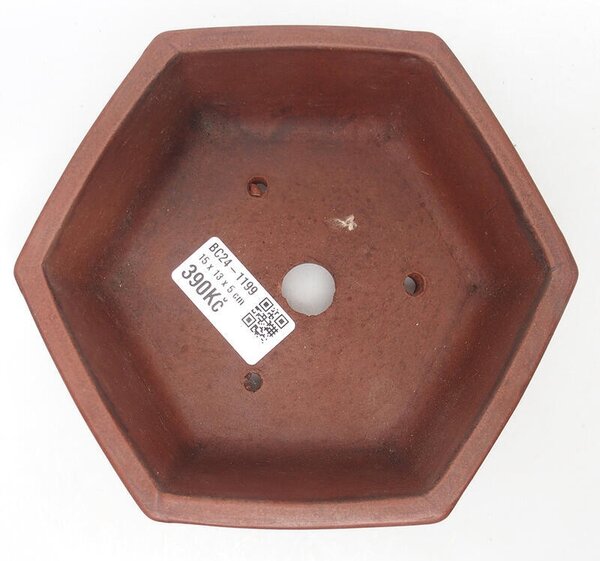 E-bonsai Bonsai miska 15 x 14 x 5,5 cm hnědá