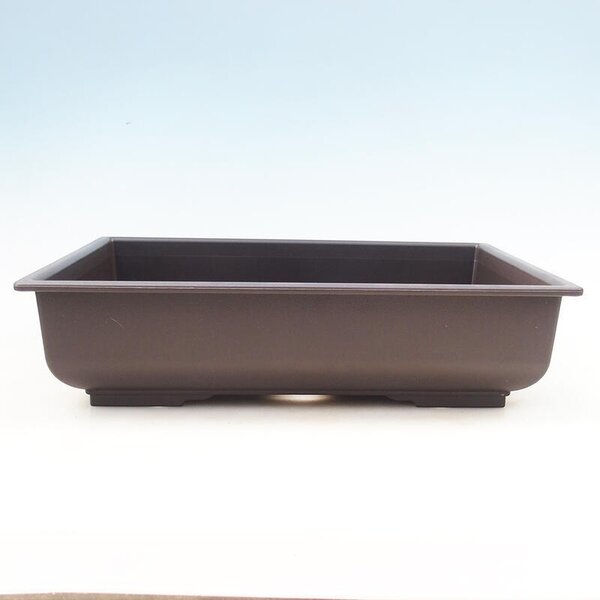 E-bonsai Bonsai miska plast MP-6 hnědá - 40 x 30 x 10 cm
