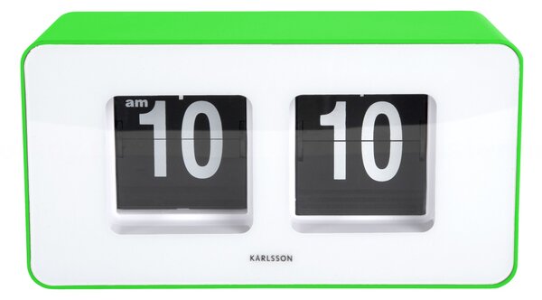 Designové stolní/nastenné překlápěcí hodiny 6042BG Karlsson 18cm