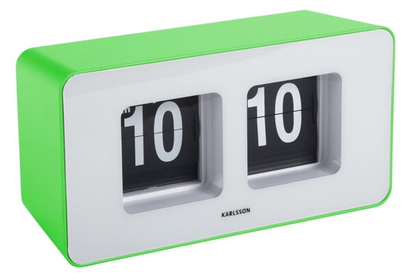 Designové stolní/nastenné překlápěcí hodiny 6042BG Karlsson 18cm