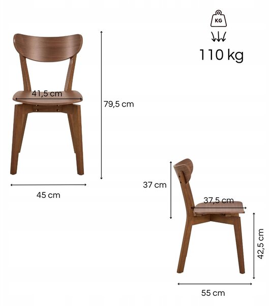 Actona Jídelní set Roxby ořech