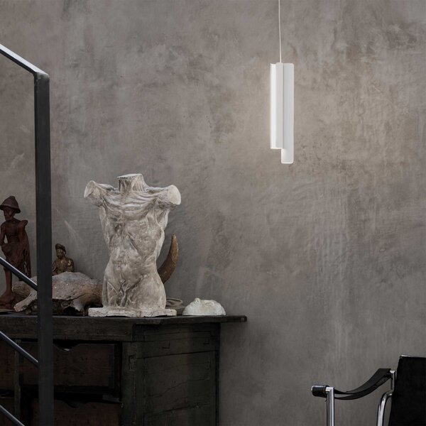Ideal lux Dorica LED závěsné svítidlo Bílá