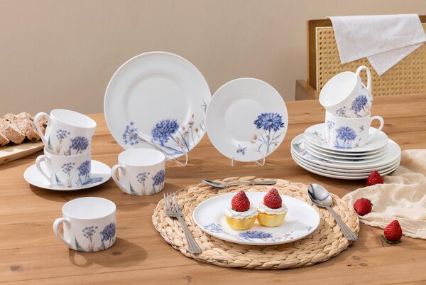 KÁVOVÁ SOUPRAVA jemný kostní porcelán (fine bone china) keramika Novel - Kolekce nádobí