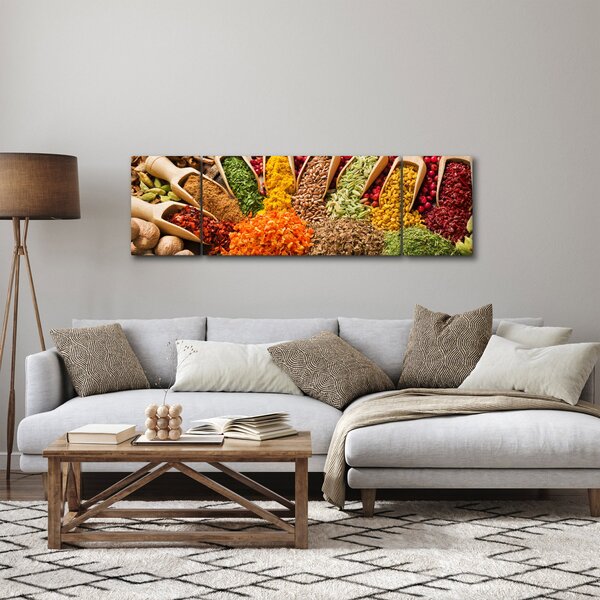 Obraz - Koření z celého světa (170x50 cm)