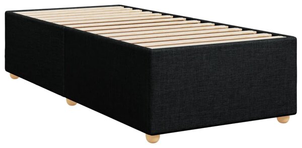 Box spring postel s matrací černá 80 x 200 cm textil 3286516