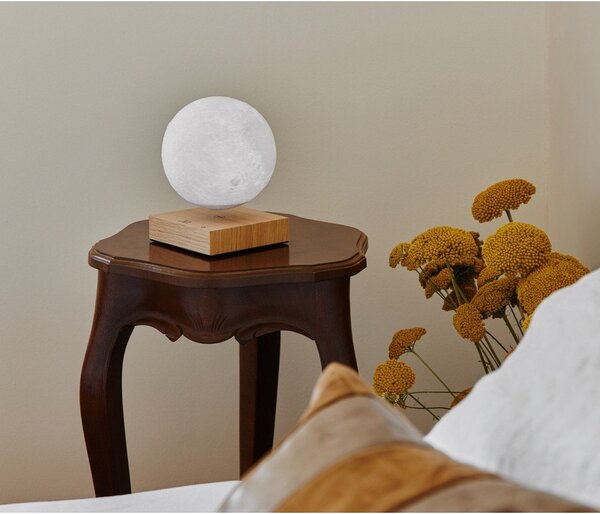 LED stolní lampa v přírodní barvě (výška 14 cm) Moon – Gingko