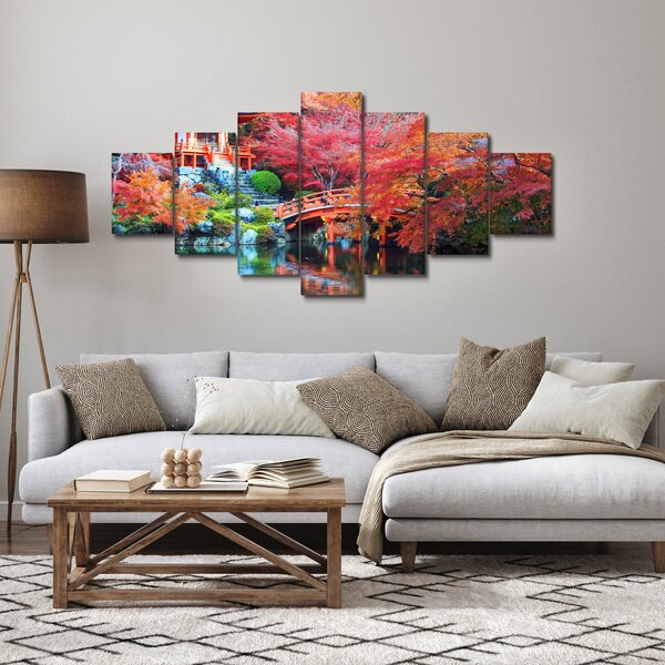 Obraz - Orientální krajina (210x100 cm)