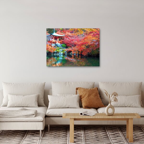 Obraz - Orientální krajina (70x50 cm)