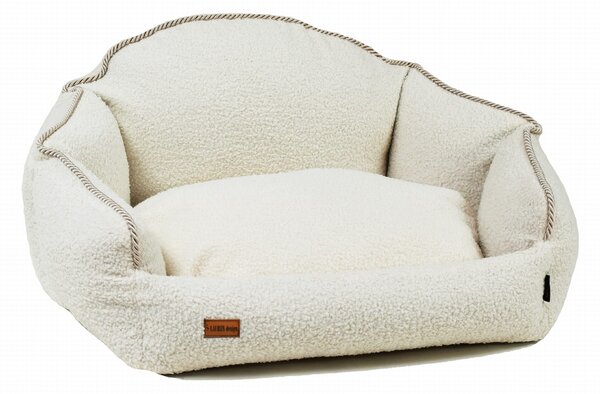 Lauren Design Pelech Charlotte, krémový bouclé Velikost: M - 80 x 70 cm