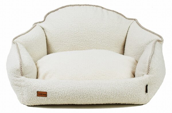 Lauren Design Pelech Charlotte, krémový bouclé Velikost: M - 80 x 70 cm