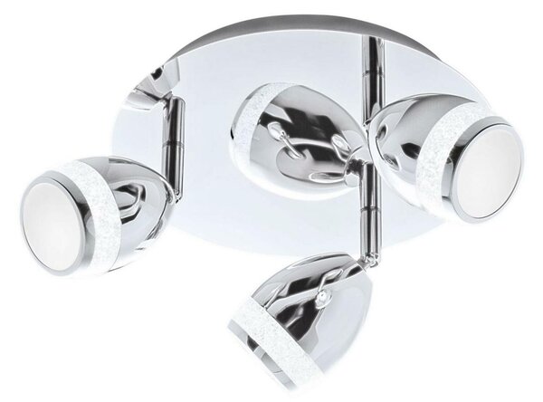 BRILONER LED bodové svítidlo pr. 22 cm 3x4W 350lm chrom IP44 BRI 2995-038R