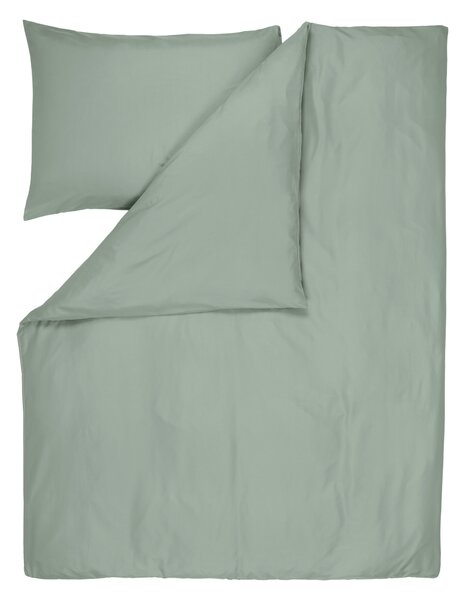 Livarno® Ložní povlečení z mikrovláknitého saténu, 140 x 200 cm, 70 x 90 cm (zelená) (100401216001)