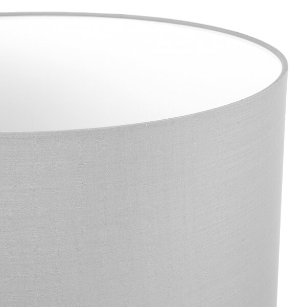 Stojací lampa NITRA Dubové dřevo Šedá