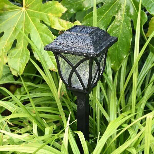 4Leaders Solární LED zahradní lampa zapichovací 2 ks 44×10 cm