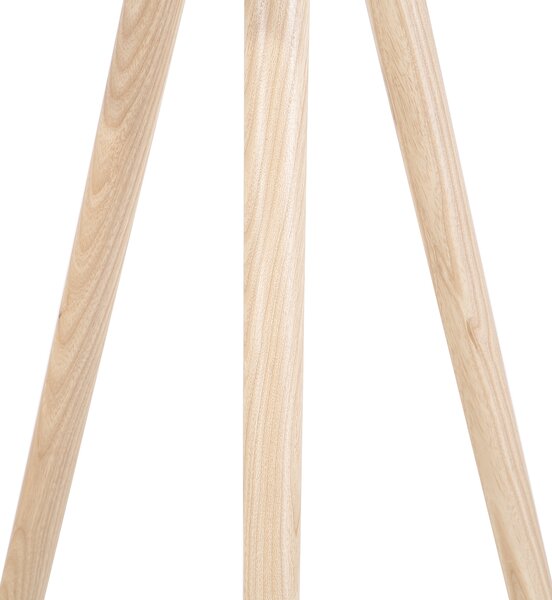 Stojací lampa NITRA Dubové dřevo Šedá