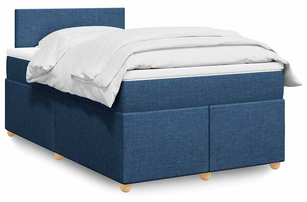 Box spring postel s matrací černá 120x190 cm textil 3286618